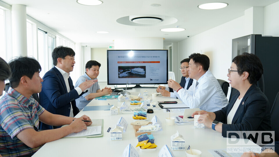 오영훈 지사, 3일 ‘아기 유니콘’ 미스터밀크 찾아 성장·상장 지원 강조/자료=제주도청