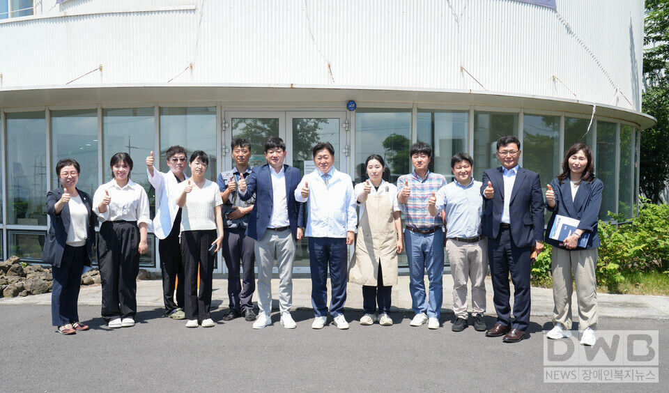 오영훈 지사, 3일 ‘아기 유니콘’ 미스터밀크 찾아 성장·상장 지원 강조/자료=제주도청